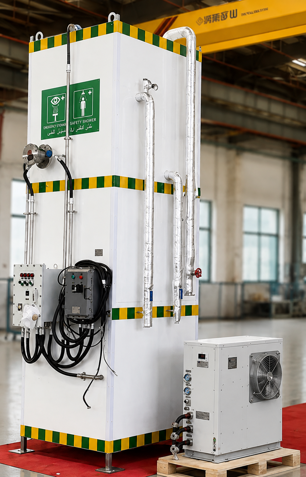 1500L Chilled Tank-Fed Emergency Shower & Eyewash Enclosure DAAO6604-8 7 1500L Chilled Tank-Fed Emergency Shower & Eyewash Enclosure DAAO6604-8 - Image 7
