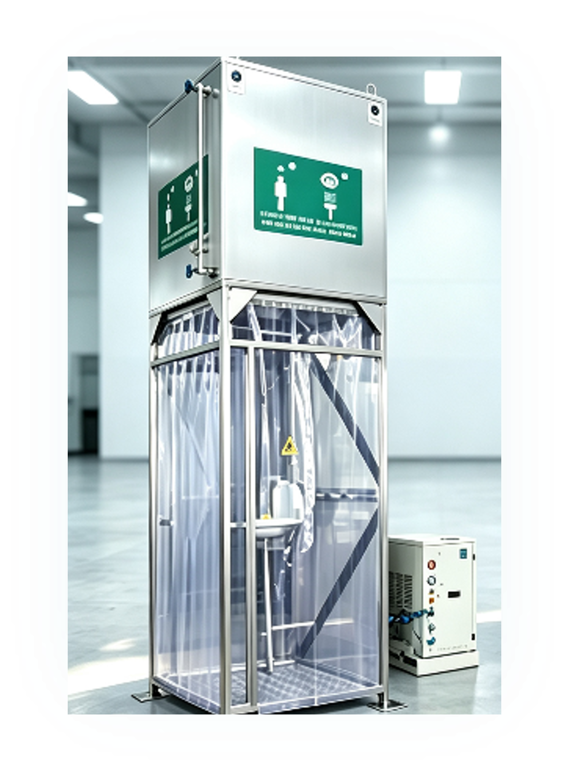 1500L Chilled Tank-Fed Emergency Shower & Eyewash Enclosure DAAO6604-8 6 1500L Chilled Tank-Fed Emergency Shower & Eyewash Enclosure DAAO6604-8 - Image 6