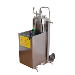 ANSI Z358.1-Engineering Interpretation 5 Portable Self-Pressurized Emergency Eye/Face Wash Station with Wastewater Collection DAAOBX-12