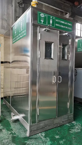 1500L Heated Tank-Fed Emergency Shower & Eyewash Enclosure 7 daao3 1