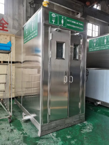 SS316 Outdoor Emergency Shower Booth | 1000L Tank, EAC 4 SS316 Outdoor Emergency Shower Booth | 1000L Tank, EAC