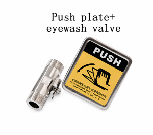 push plate ayewash valve